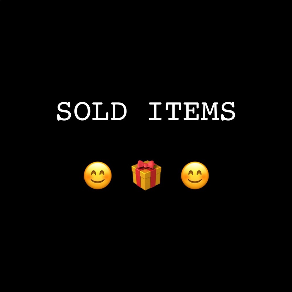 SOLD ITEMS